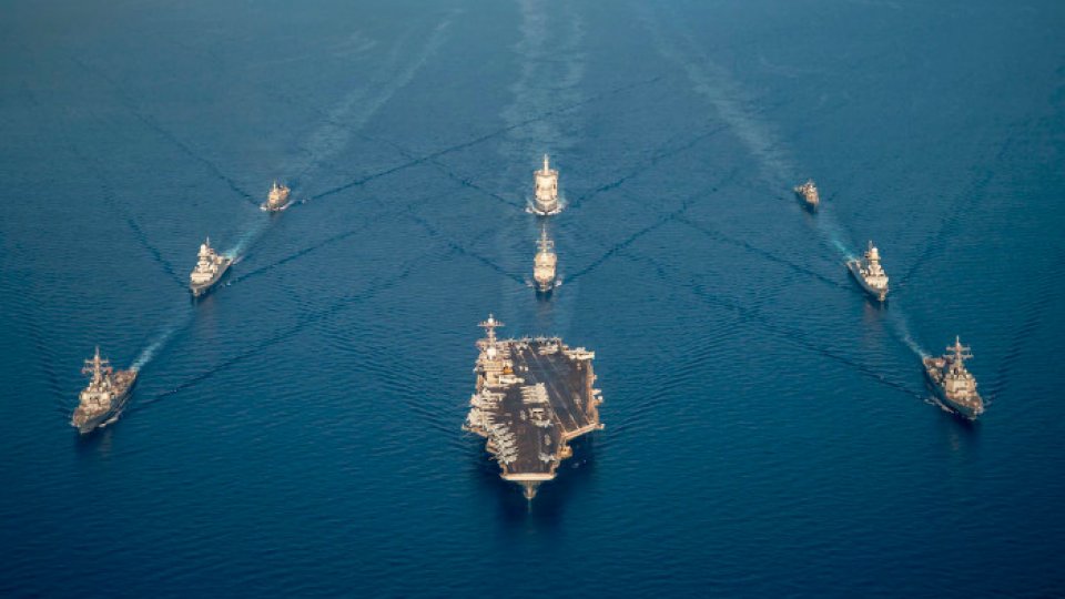 SUA desfășoară patru nave militare la est de Taiwan