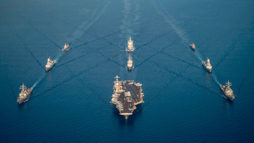 SUA desfășoară patru nave militare la est de Taiwan