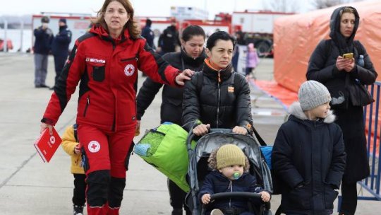 Red Cross: Social shop for Ukrainian refugees, in Bucharest