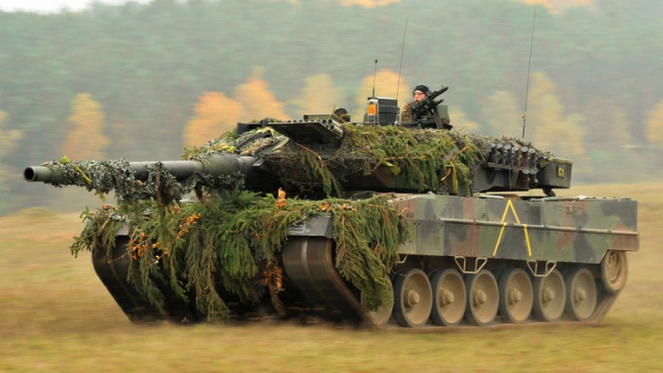 Germania ezită să trimită tancuri Leopard Ucrainei
