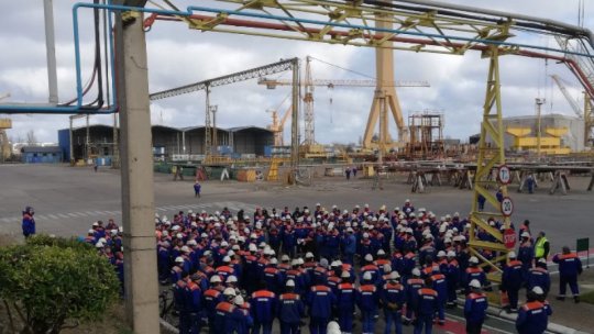 Negocierile dintre reprezentanții Damen Shipyards Mangalia și sindicaliști, fără rezultat
