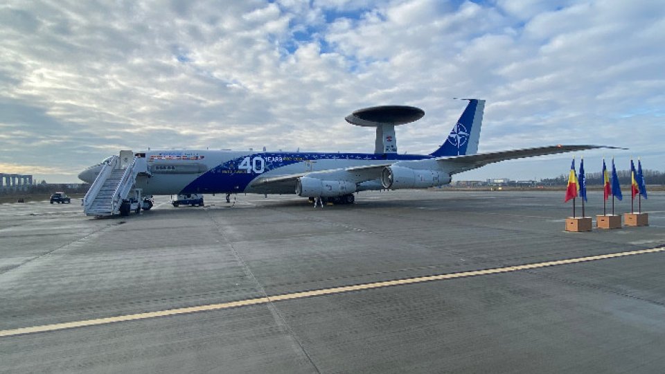 NATO: Trei avioane de supraveghere AWACS sunt dislocate în România timp de câteva săptămâni