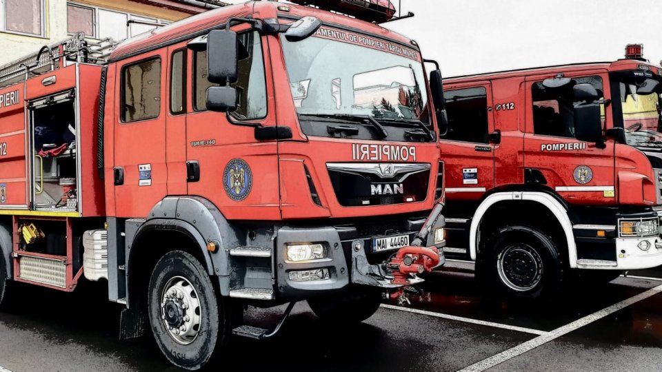 Incendiu de proporții la Târgu Mureș