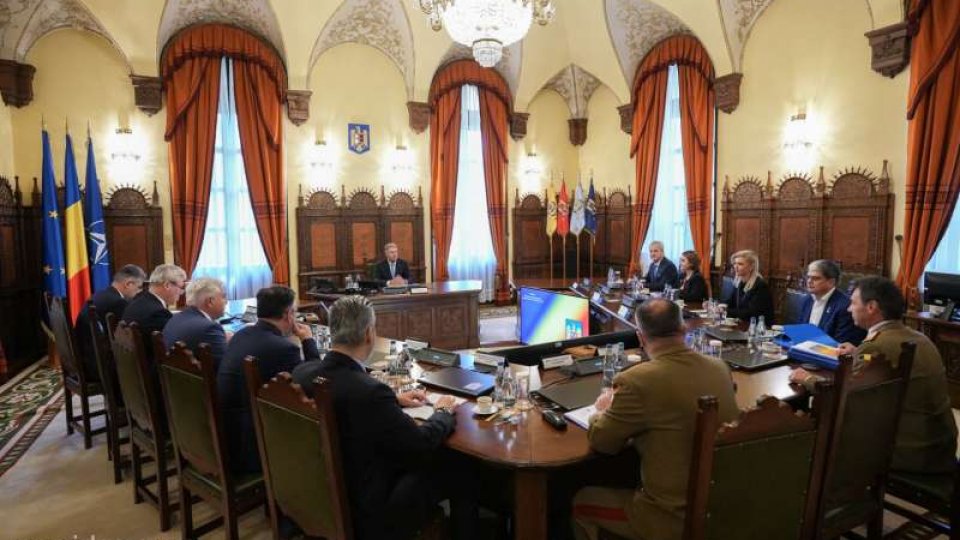 Reuniunea Consiliului Suprem de Apărare a Ţării la Palatul Cotroceni