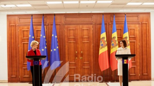 Preşedinta Comisiei Europene, Ursula von der Leyen, a efectuat o vizită la Chişinău