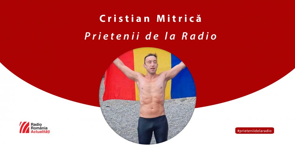 Cristian Mitrică, sportivul care a înotat în Israel în plin război, la #prieteniidelaradio