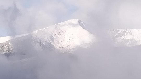 Zăpadă în Bistrița-Năsăud