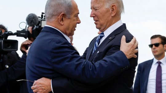 Preşedintele SUA, Joe Biden, a sosit miercuri în Israel