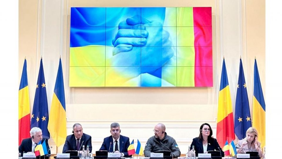 Ședință comună, la Kiev, a Guvernelor României și Ucrainei
