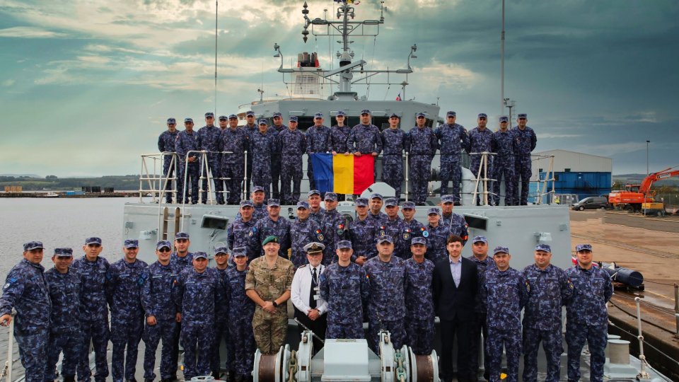 Forțele Navale Române au un nou vânător de mine