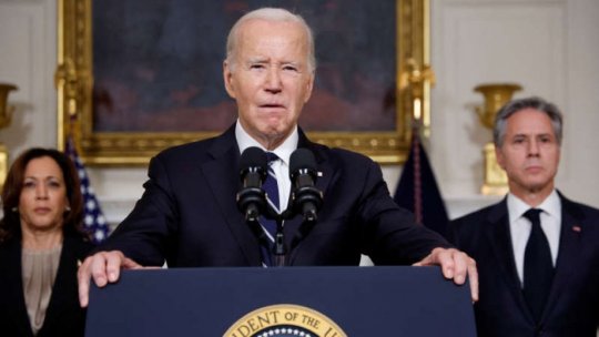 Preşedintele american, Joe Biden, a anunţat că va cere Congresului să aprobe fonduri pentru a ajuta Israelul şi Ucraina