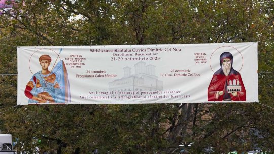 Aproximativ 50.000 de credincioși au trecut pe la racla cu moaștele Sfântului Dimitrie cel Nou, ocrotitorul Bucureștilor