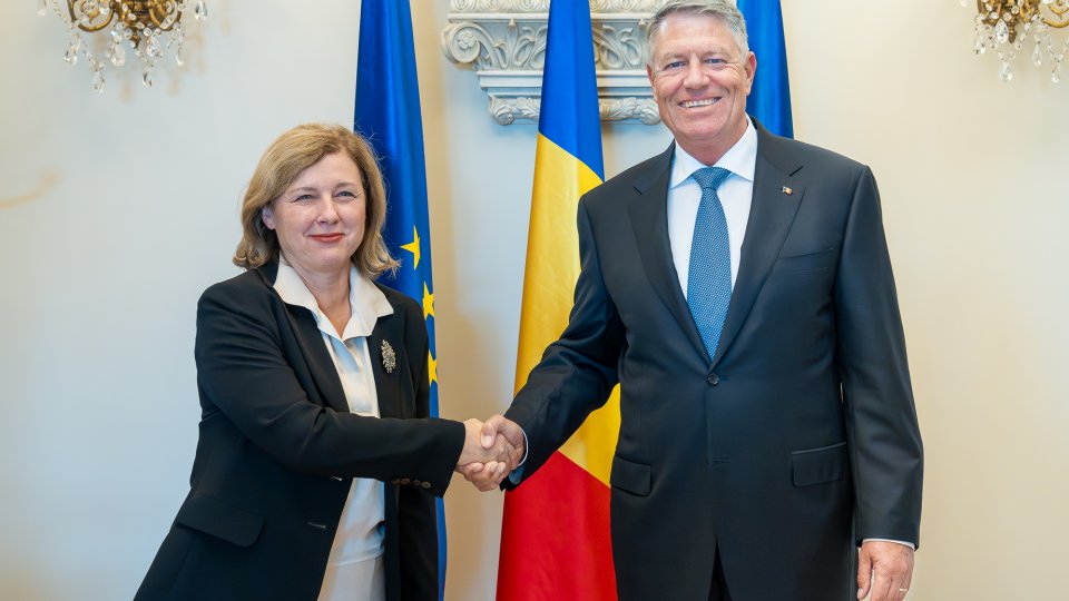 Preşedintele Klaus Iohannis, întrevedere cu vicepreşedinta Comisiei Europene, Vera Jourova