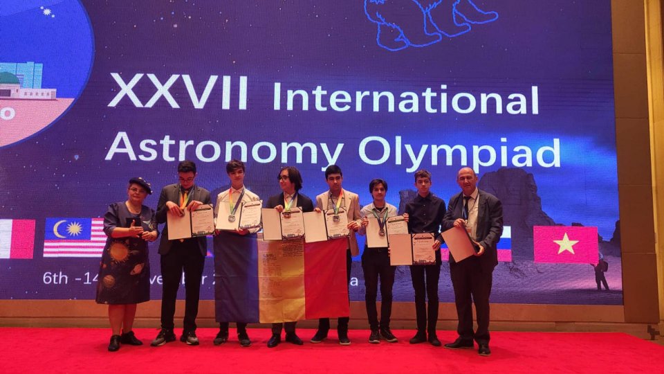 Elevii români au câștigat 5 medalii la Olimpiada Internaţională de Astronomie