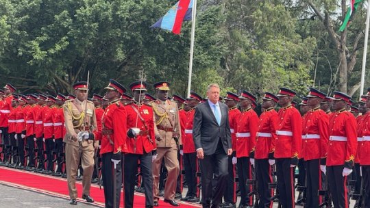 Preşedintele Klaus Iohannis se află în Kenya, la începutul unui turneu în patru state africane