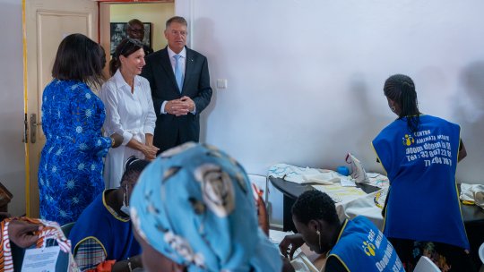 Președintele Klaus Iohannis a vizitat un centru al Asociației Senegaleze pentru protejarea copiilor cu deficiențe mintale