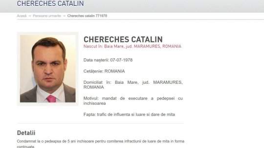 Mandat european de arestare pe numele primarului din Baia Mare, Cătălin Cherecheș