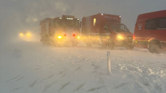 Judeţul Ialomiţa, afectat de ninsori abundente și vânt puternic