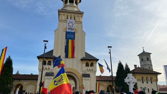 Demonstrations in Alba Iulia aimed at marking the 105th anniversary of the Great Union