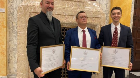 RRA journalists received diplomas for civic courage and journalism in conflict zones from the Royal House of Romania