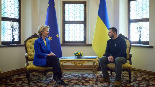 Preşedinta Comisiei Europene, Ursula von der Leyen, vizită surpriză la Kiev
