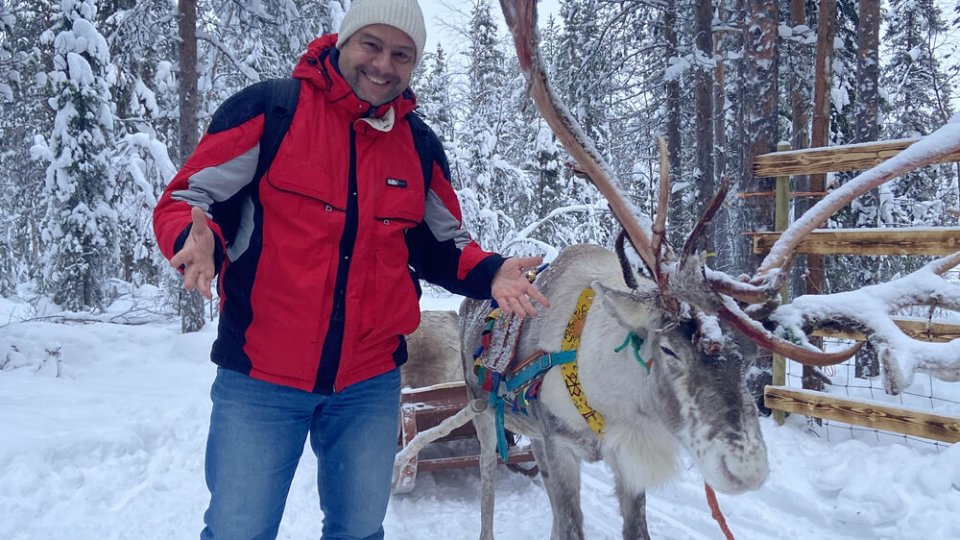 Ziua Națională a României este sărbătorită și de Moș Crăciun, în Laponia