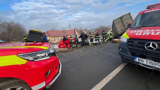 Grav accident rutier la Șendreni