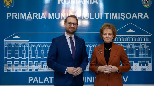 Majestatea Sa Margareta, Custodele Coroanei române, în vizită la Primăria Timişoara