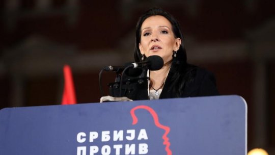 Marinika Tepić, lidera opoziției din Serbia, a intrat în greva foamei