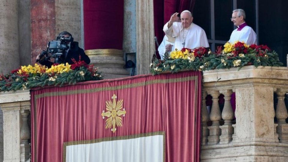 Papa Francisc a evocat în Slujba de Crăciun războaiele din Ucraina și din Fâșia Gaza și a făcut apel la pace