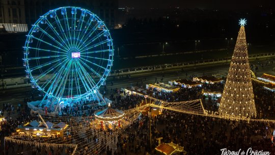Ultima zi a Târgului de Crăciun din centrul Bucureștiului