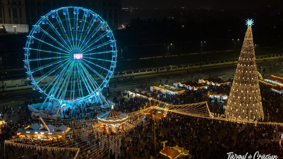 Ultima zi a Târgului de Crăciun din centrul Bucureștiului