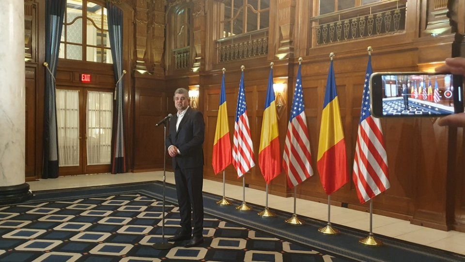 Premierul Marcel Ciolacu şi-a început vizita oficială în SUA