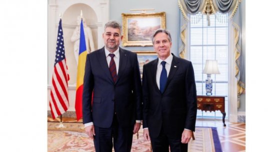Premierul Marcel Ciolacu s-a întâlnit cu secretarul de stat al Statelor Unite, Antony Blinken