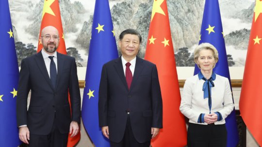 Preşedintele Chinei se întâlneşte la Beijing cu preşedinta Comisiei Europene şi cu preşedintele Consiliului European