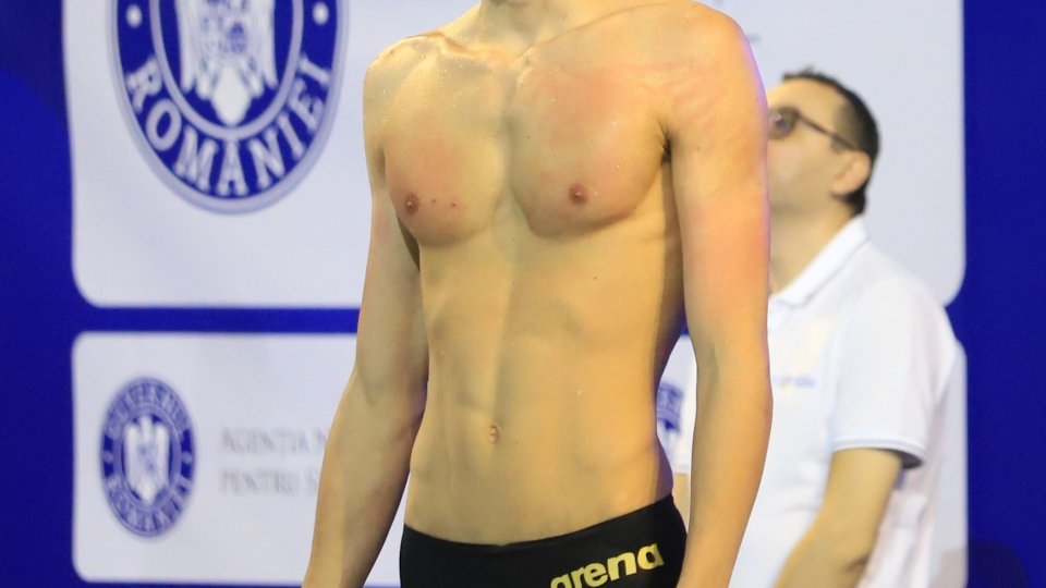 David Popovici, în semifinale la 200 liber la Campionatele Europene de înot în bazin scurt