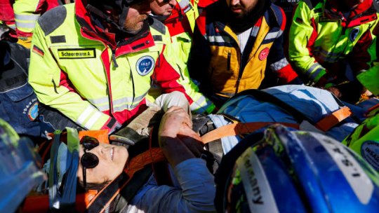 O femeie a fost salvată vineri în oraşul Kirikhan din Turcia de o echipă germană de intervenţie, după ce a petrecut mai mult de 100 de ore sub dărâmături