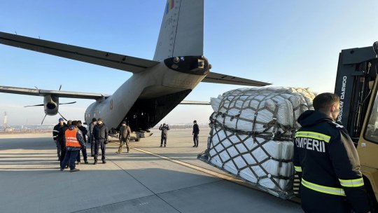 România continuă să trimită în Turcia și în Siria ajutoare umanitare