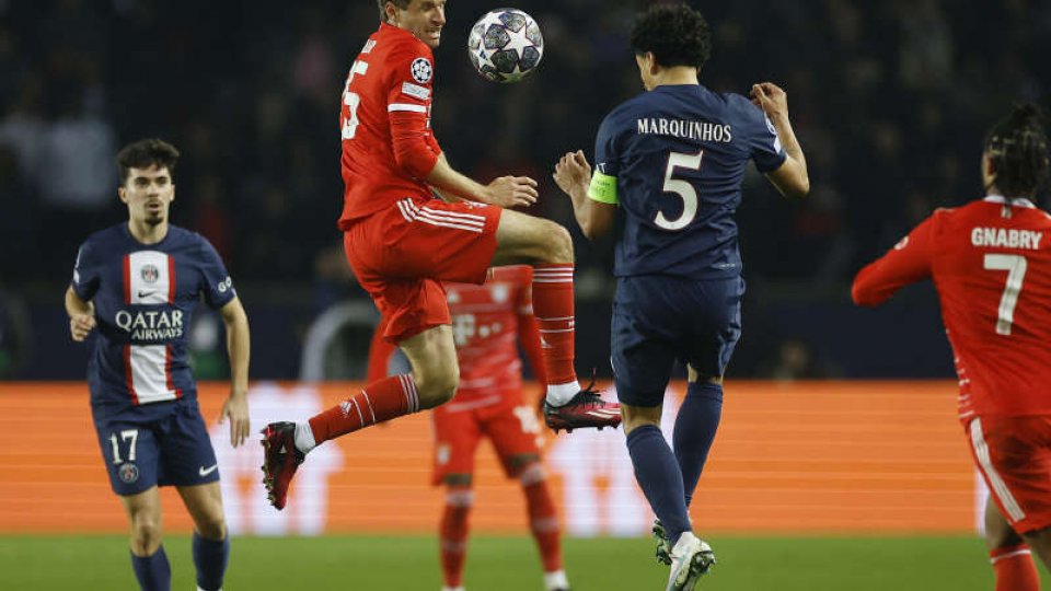 Paris Saint-Germain a fost învinsă de Bayern Munchen cu scorul de 1-0  marţi, pe stadionul Parc des Princes, în prima manşă a optimilor de finală ale Ligii Campionilor la fotbal