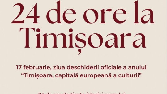 La deschiderea Capitalei Culturale Europene, Radio România Cultural dedică Timişoarei un program exclusiv