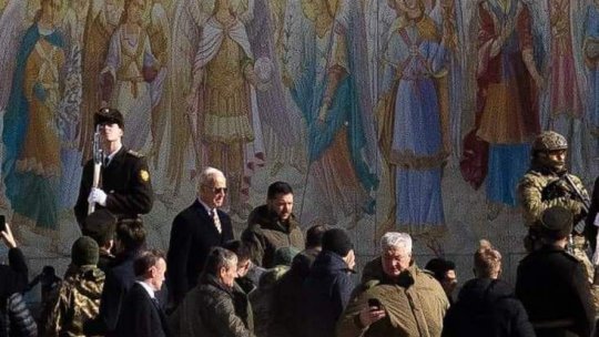 Preşedintele Biden, vizită surpriză la Kiev