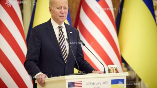 "Ucraina rezistă, democrația rezistă! America este alături de voi și lumea este alături de voi ! "