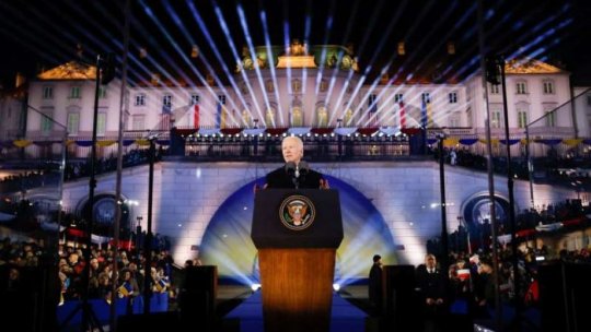 Președintele SUA, Joe Biden, se află la Varşovia