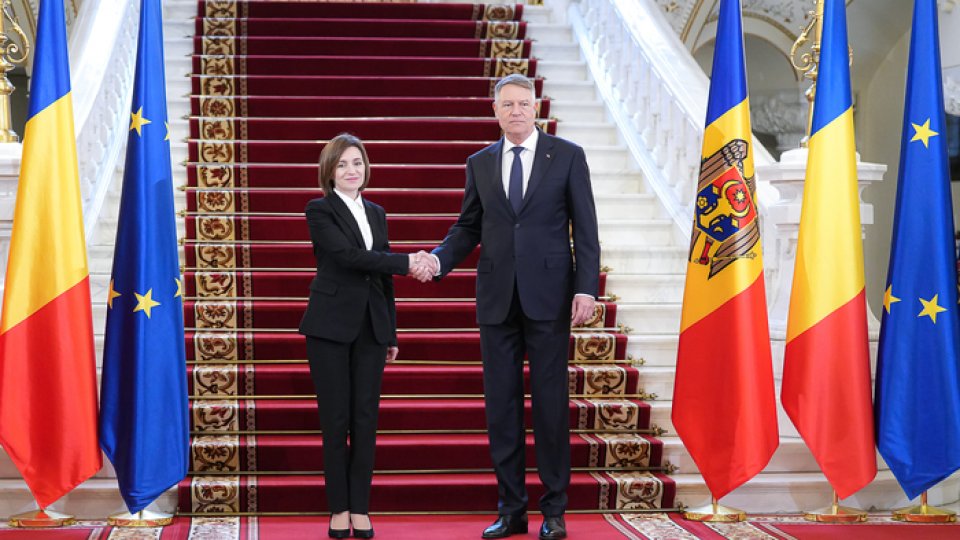 LIVE VIDEO: Declarații de presă comune susținute de președintele Klaus Iohannis și preşedintele R. Moldova, Maia Sandu