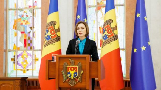 Republica Moldova mulţumeşte României pentru susţinere - afirmă preşedinta Maia Sandu