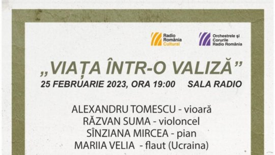 „Viața într-o valiză” – concert special pentru Ucraina