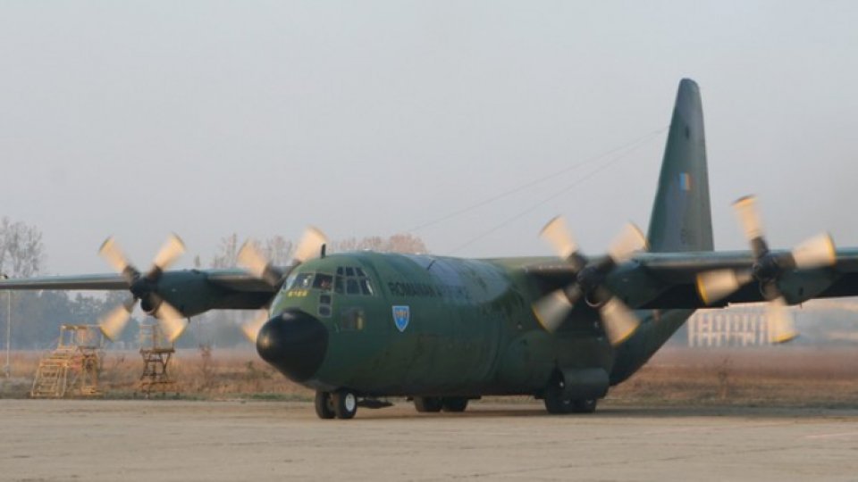 O aeronavă a Forţelor Aeriene Române a executat o misiune de asistenţă umanitară