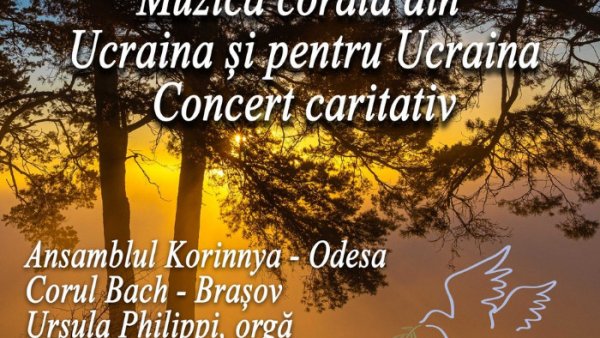 Concert caritabil pentru diaspora ucraineană din Brașov