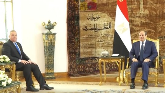 Premierul Nicolae Ciucă, întrevedere cu președintele Egiptului, Abdel Fattah el-Sisi