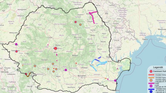 Drumul Național, 23B între Măicănești și Ciorăști, închis din cauza viscolului